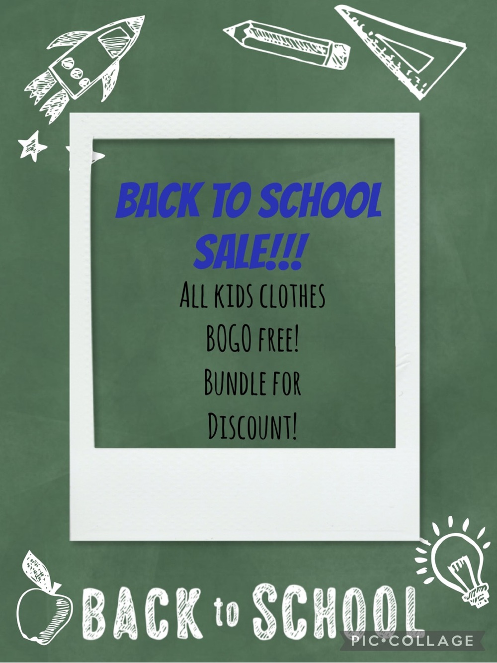 Back to School Sale!!!
